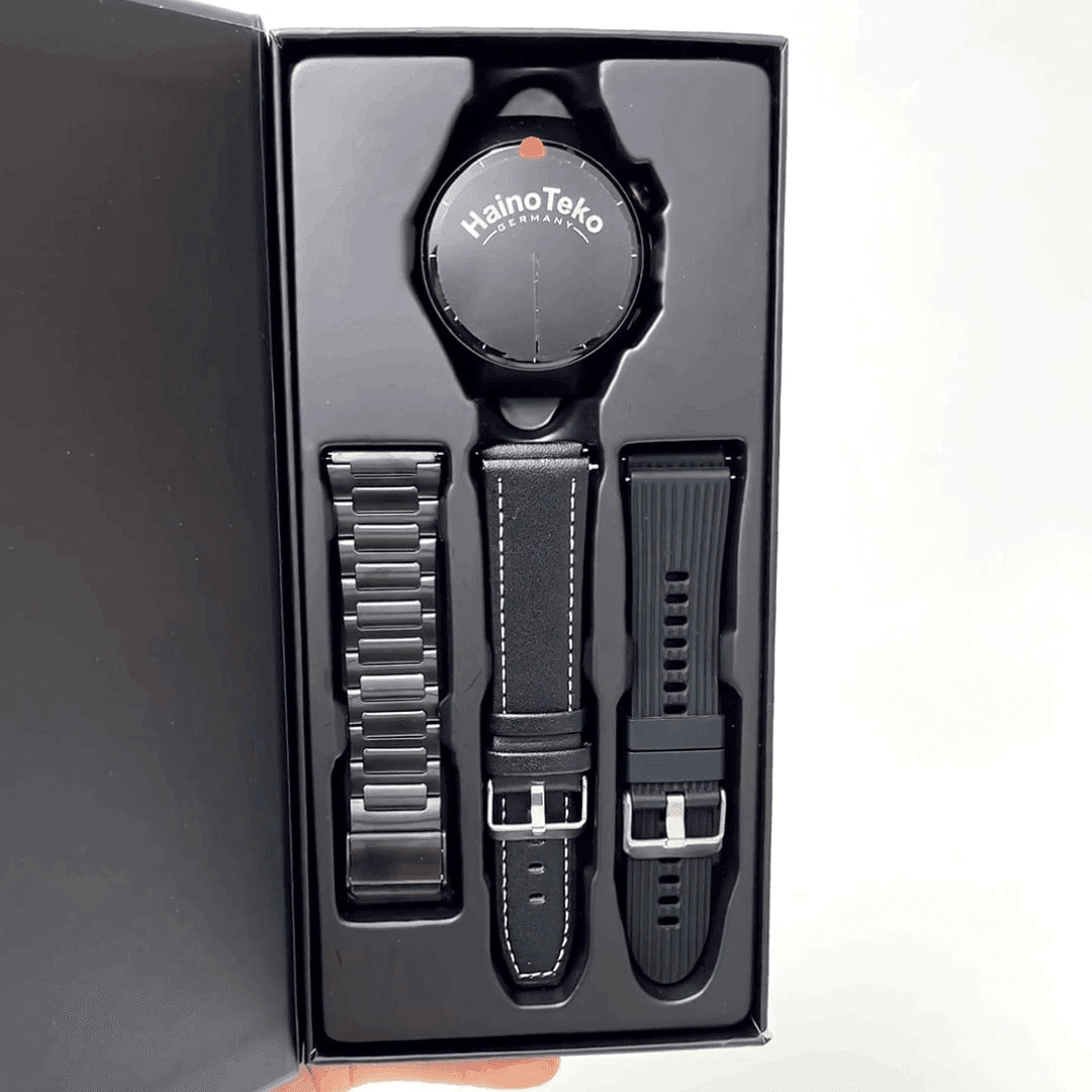 HainoTeko RW-75 (Watch 5) – Smart Watch AMOLED avec Appels Bluetooth et 10 jours d'Autonomie
