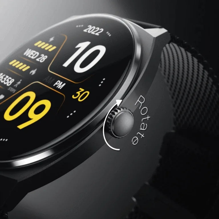 HainoTeko-16 Waterproof – Smart Watch AMOLED Ultra Fine avec Appels Bluetooth