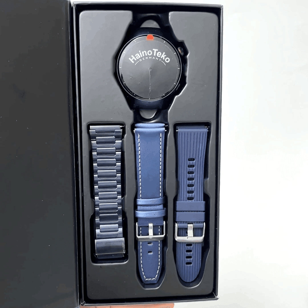 HainoTeko RW-75 (Watch 5) – Smart Watch AMOLED avec Appels Bluetooth et 10 jours d'Autonomie