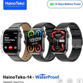 HainoTeko-14 AMOLED –Montre Connectée Étanche avec Appels Bluetooth & 10 Jours d’Autonomie