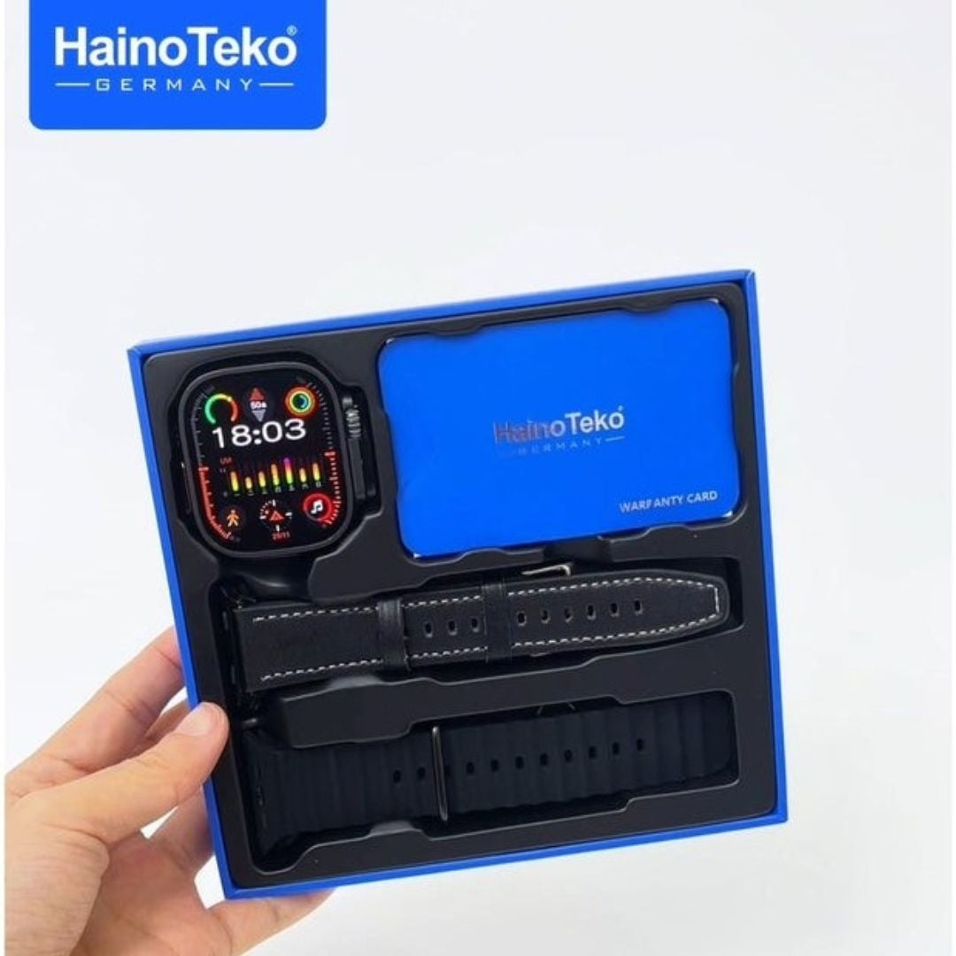 HainoTeko FG-3 – Smartwatch Android 5G avec Carte SIM, Écran AMOLED & Caméra Rotative