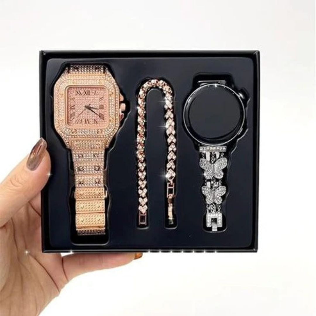 HainoTeko G14 Mini – Pack Smart Watch 3 en 1 avec Écran AMOLED & 3 Bracelets Inclus