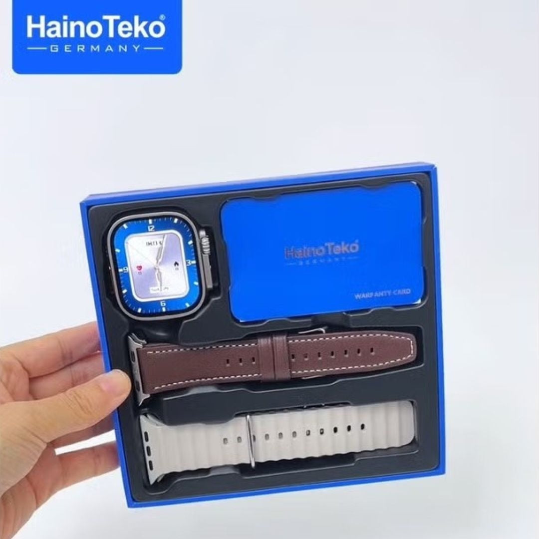 HainoTeko FG-3 – Smartwatch Android 5G avec Carte SIM, Écran AMOLED & Caméra Rotative