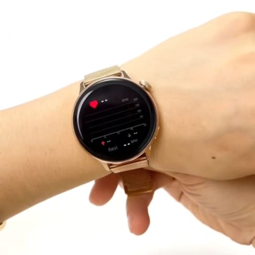 G20 Mini – Montre Connectée Femme AMOLED avec Appels Bluetooth & 3 Bracelets Inclus