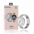 HainoTeko RW-51 – Smartwatch Femme AMOLED , Appels Bluetooth , Charge Sans Fil