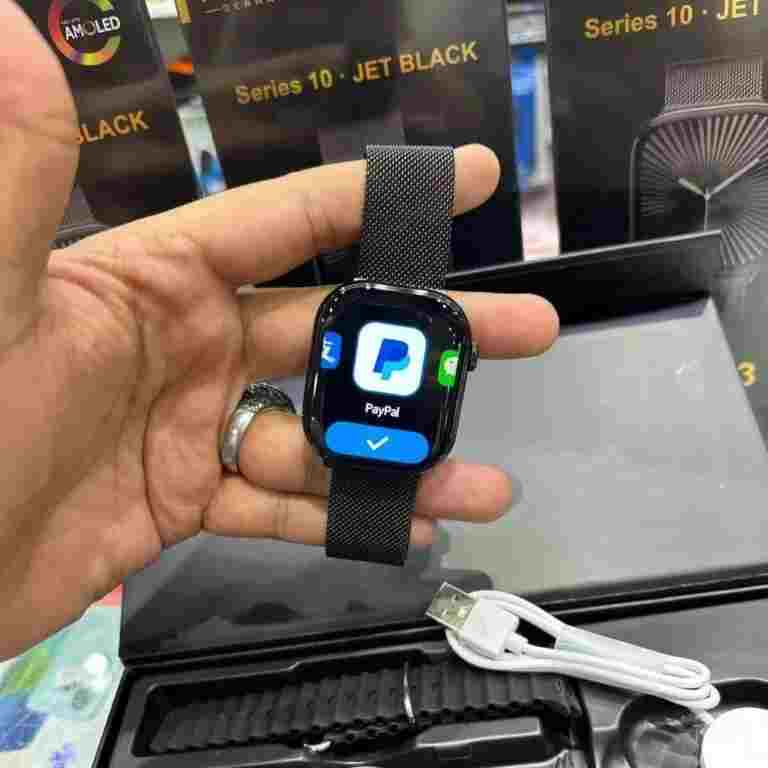 Haino Teko SQ-13 Series 10 – Smartwatch AMOLED , Appels Bluetooth avec 3 Bracelets