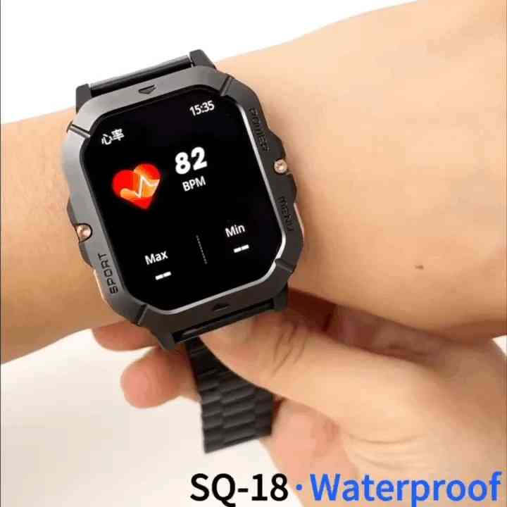 HainoTeko SQ-18 – Smartwatch AMOLED 2.02" ,  Appels Bluetooth , 3 Bracelets Inclus