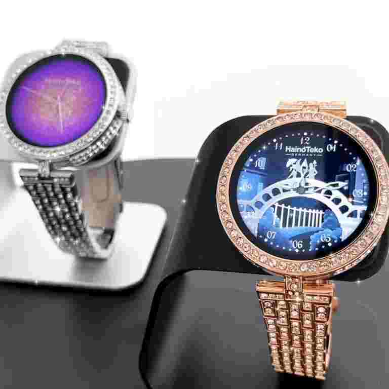 HainoTeko RW-51 – Smartwatch Femme AMOLED , Appels Bluetooth , Charge Sans Fil