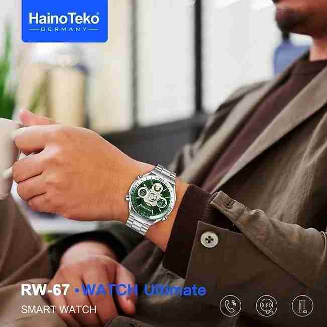 HainoTeko RW-67 Watch Ultimate – Smartwatch AMOLED , GPS , NFC , أوقات الصلاة