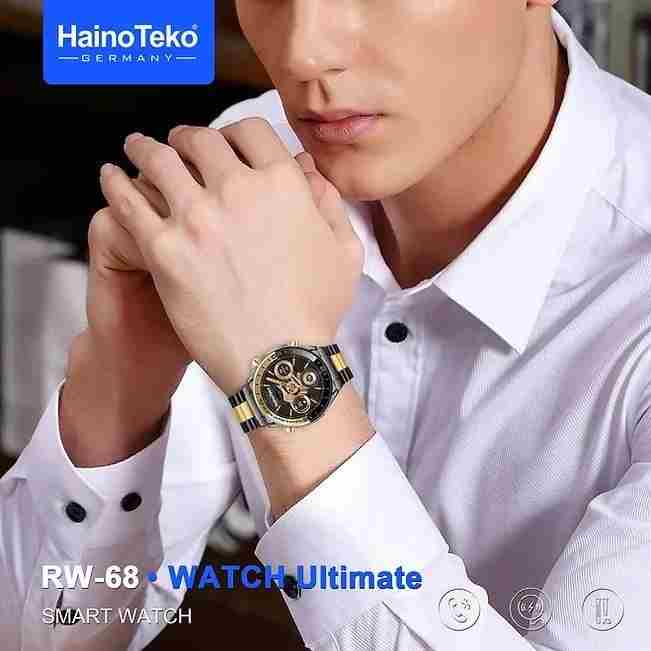 HainoTeko RW-68 Watch Ultimate – Smartwatch AMOLED ,GPS, Appels Bluetooth ,أوقات الصلاة