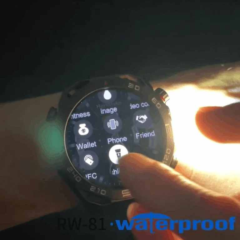 HainoTeko RW-81 – Smartwatch AMOLED 1.53" , Appels Bluetooth, 3 Bracelets Inclus