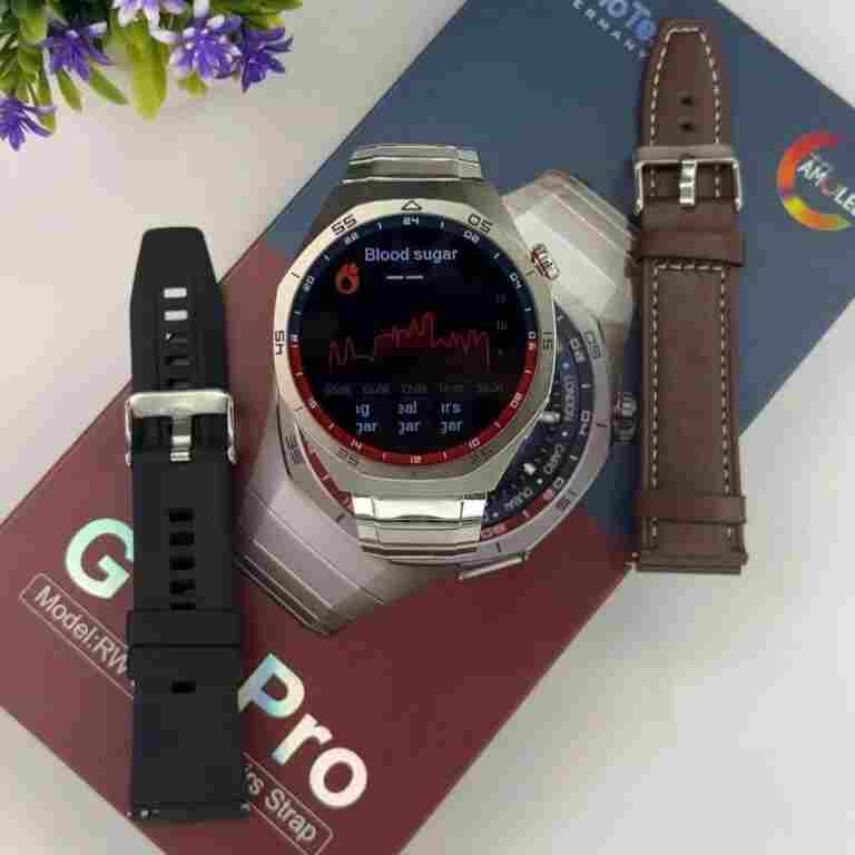 HainoTeko RW- 65 (GT5 Pro) – Smart Watch AMOLED HD, NFC, Appels Bluetooth , 3 Bracelets