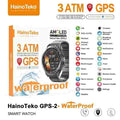 HainoTeko GPS-2 – Smart Watch AMOLED 1,43", GPS Intégré , Appels Bluetooth,3 Bracelets