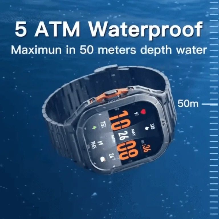 HainoTeko GPS-3 – Smart Watch AMOLED 1,96" , GPS Intégré , Étanchéité 5 ATM