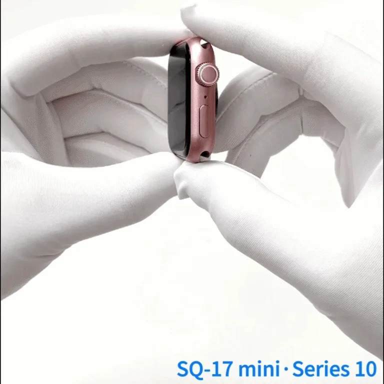HainoTeko SQ-17 Mini – Smartwatch AMOLED , Appels Bluetooth , 3 Bracelets Inclus