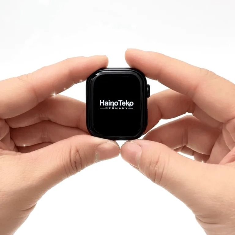 HainoTeko SQ-16 Mini – Smartwatch AMOLED , Appels Bluetooth , 3 Bracelets + Gourmette