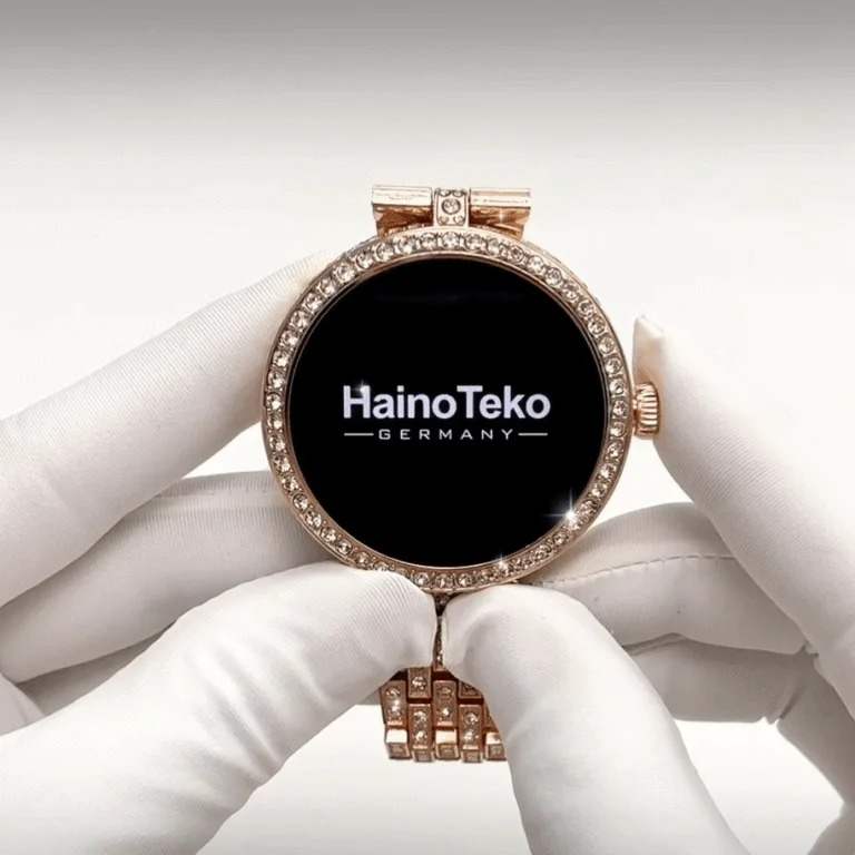 HainoTeko RW-51 – Smartwatch Femme AMOLED , Appels Bluetooth , Charge Sans Fil
