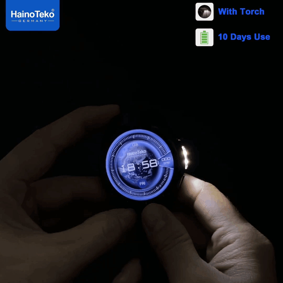 HainoTeko RW-75 (Watch 5) – Smart Watch AMOLED avec Appels Bluetooth et 10 jours d'Autonomie