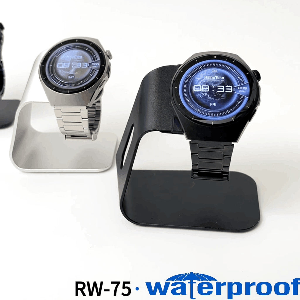 HainoTeko RW-75 (Watch 5) – Smart Watch AMOLED avec Appels Bluetooth et 10 jours d'Autonomie