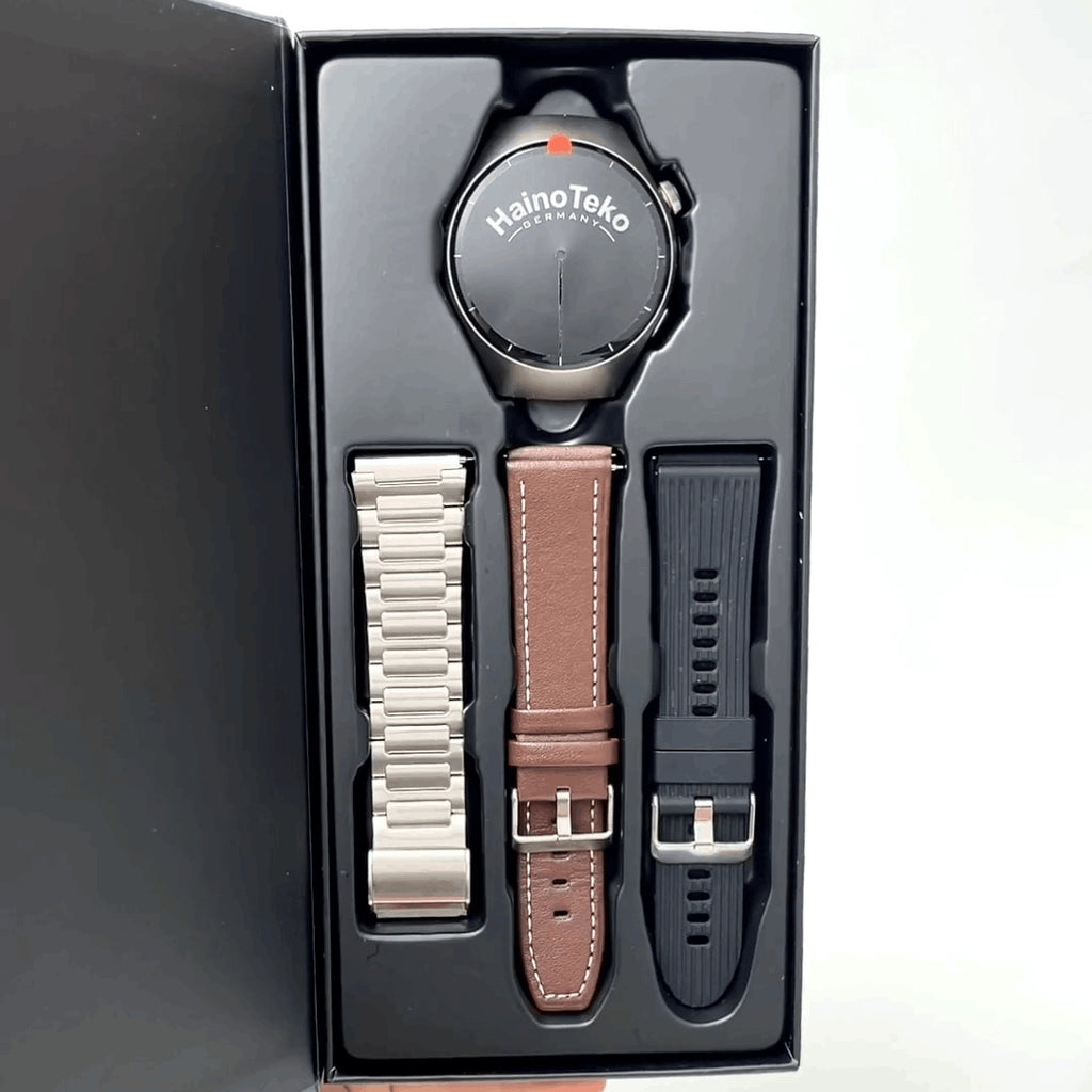 HainoTeko RW-75 (Watch 5) – Smart Watch AMOLED avec Appels Bluetooth et 10 jours d'Autonomie