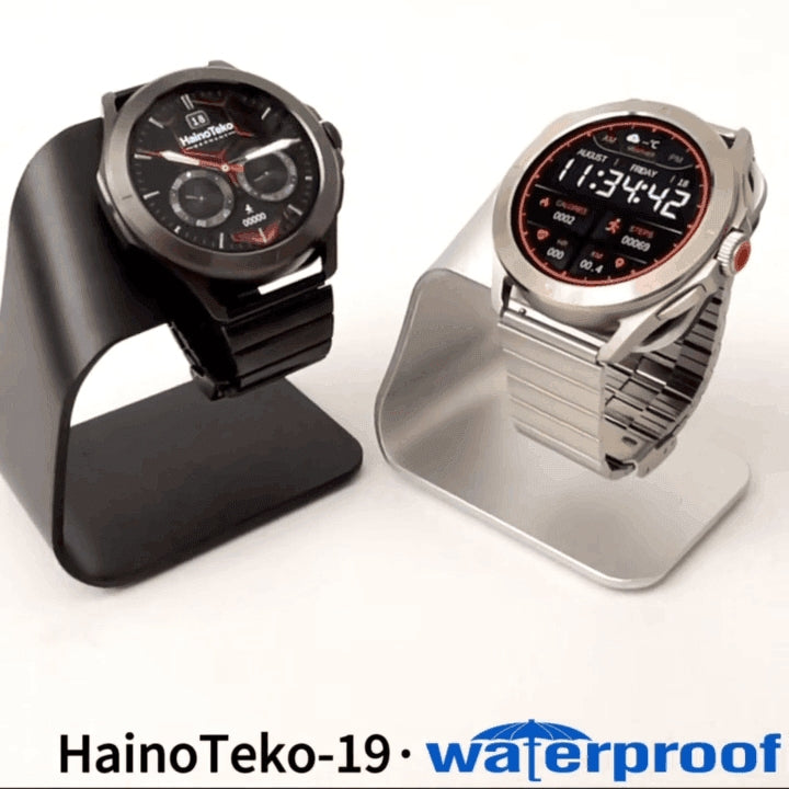 HainoTeko-19 Waterproof – Smart Watch AMOLED avec 15 Jours d’Autonomie