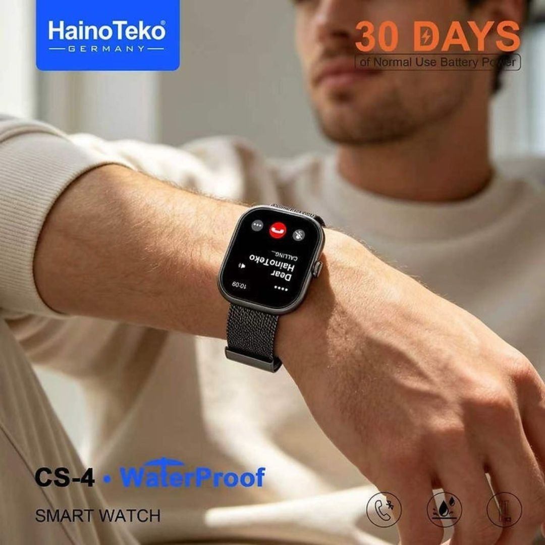 HainoTeko CS-4 Waterproof – Montre Connectée 2,01″ avec Autonomie de 30 Jours