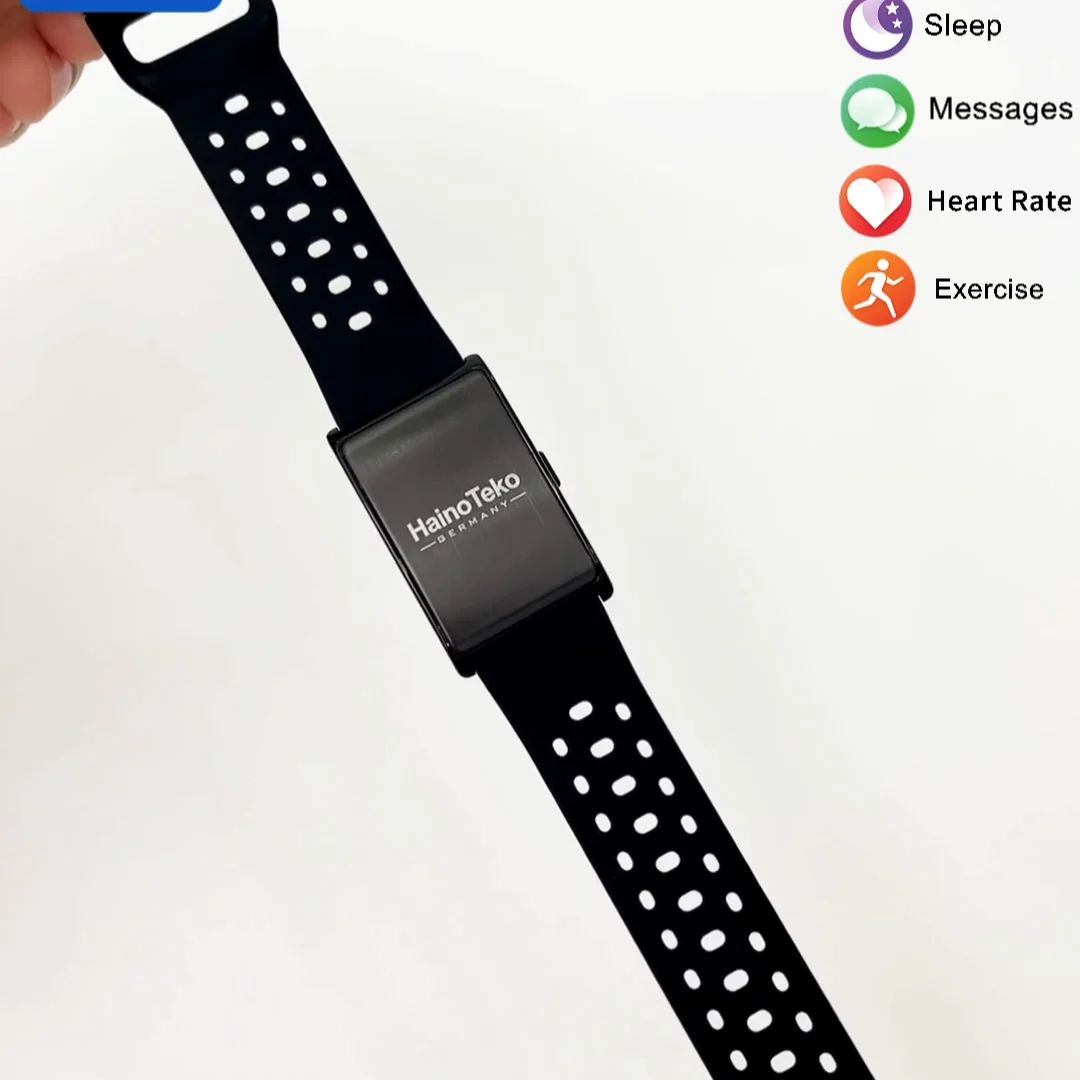 HainoTeko BS-1 – Bracelet Connecté avec 2 Bracelets et Autonomie jusqu’à 35 Jours