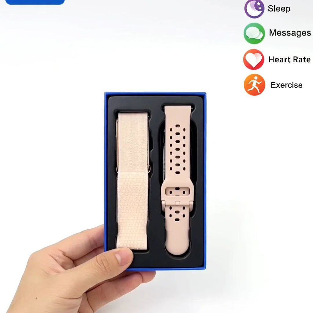 HainoTeko BS-1 – Bracelet Connecté avec 2 Bracelets et Autonomie jusqu’à 35 Jours