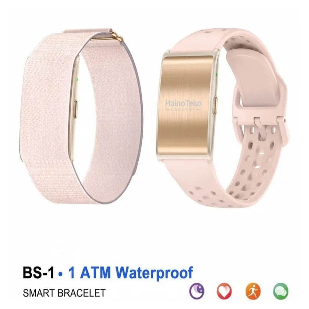 HainoTeko BS-1 – Bracelet Connecté avec 2 Bracelets et Autonomie jusqu’à 35 Jours