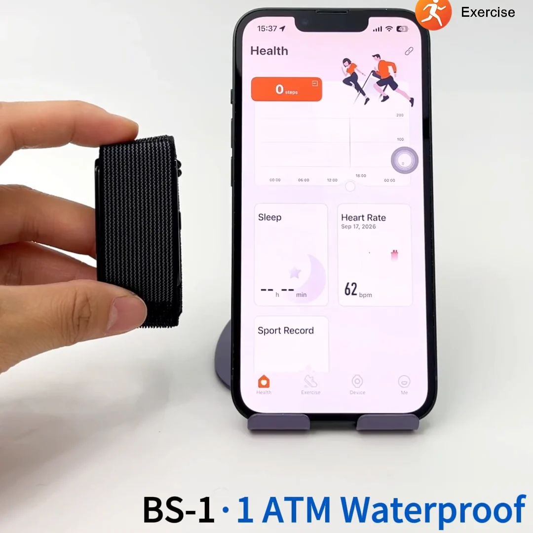 HainoTeko BS-1 – Bracelet Connecté avec 2 Bracelets et Autonomie jusqu’à 35 Jours