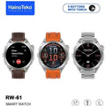 HainoTeko RW-61 -SmartWatch AMOLED avec Lampe Torche,Appels Bluetooth & 3 Bracelets
