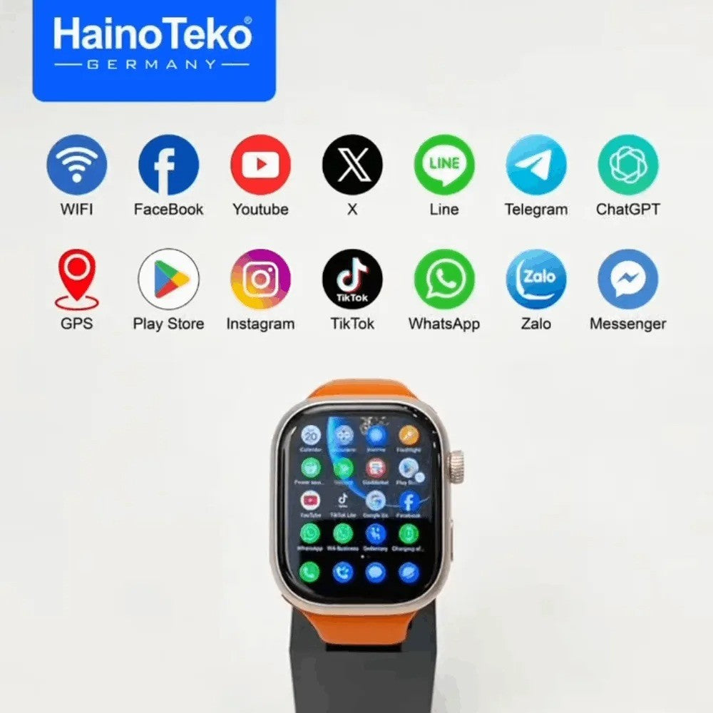 HainoTeko FG-11 - Smartphone de Poignet Android 5G avec Caméra Rotative,GPS et  4 Go + 64 Go