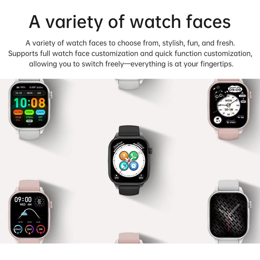 KALOBEE GW13 PRO – Smartwatch  Bluetooth avec Écran HD 1,88"