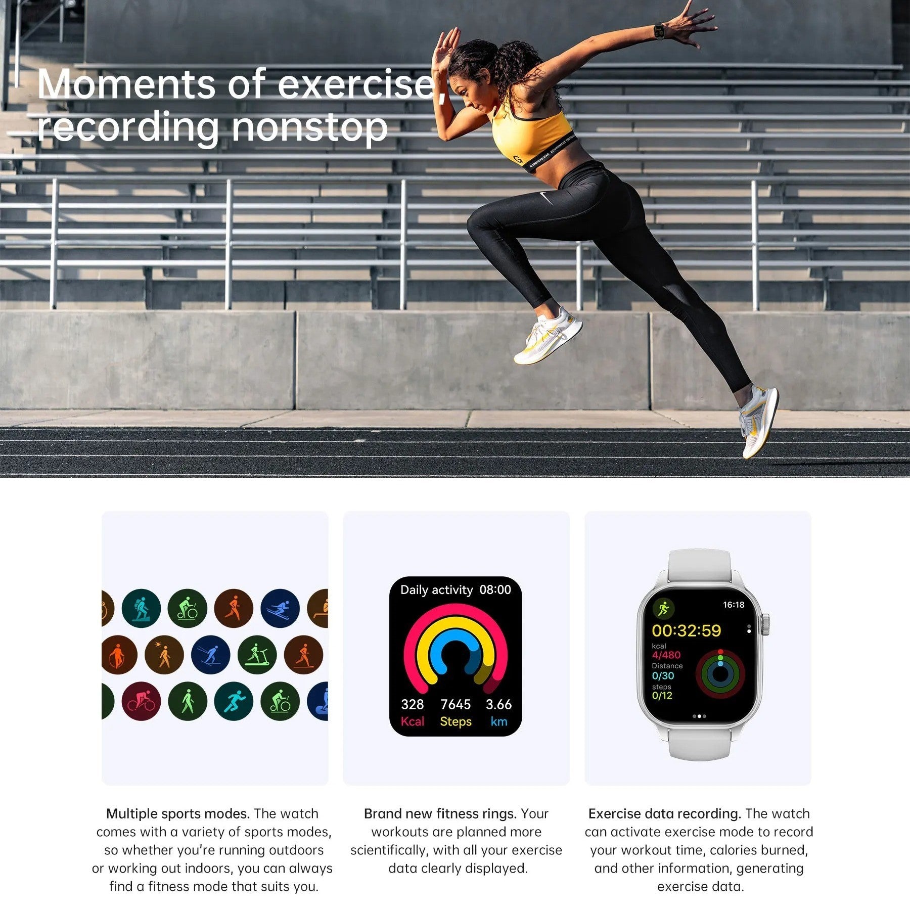 KALOBEE GW13 PRO – Smartwatch  Bluetooth avec Écran HD 1,88"