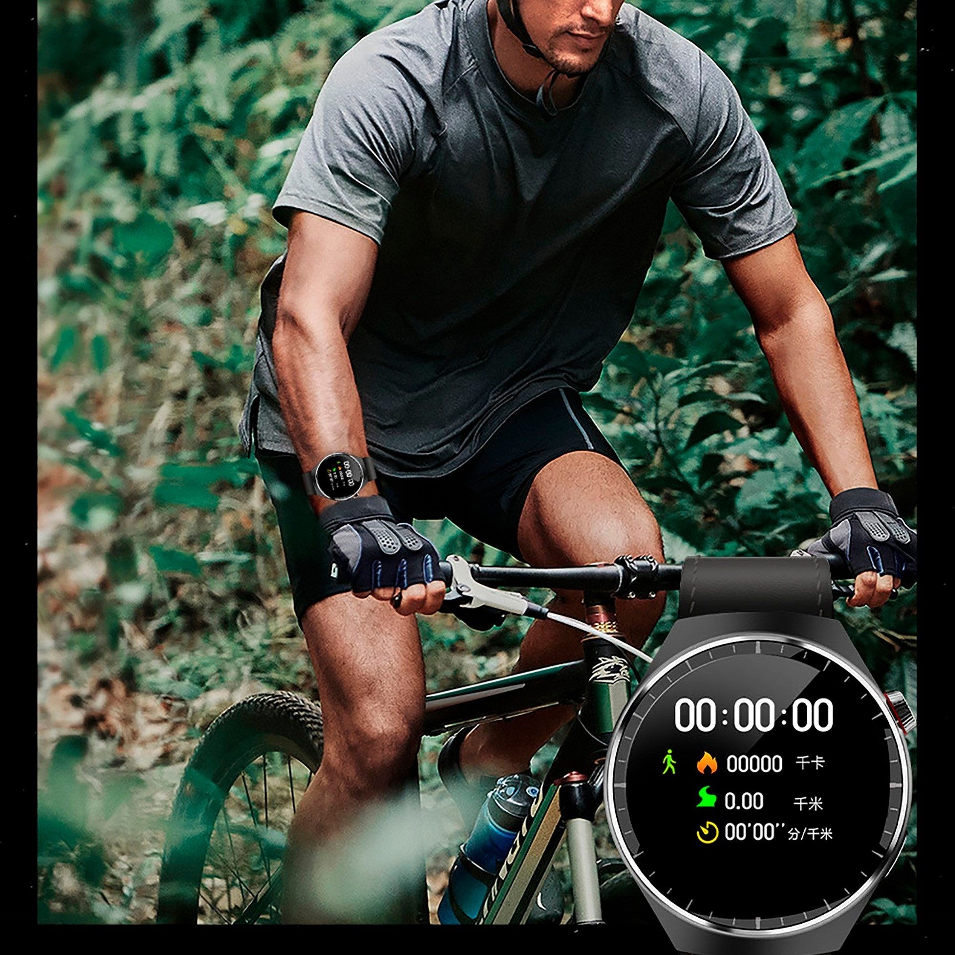 KALOBEE SK38 Watch 4 Pro – Smartwatch AMOLED Incurvé avec 3 Bracelets