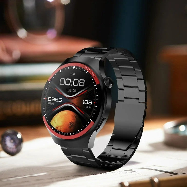 KALOBEE SK38 Watch 4 Pro – Smartwatch AMOLED Incurvé avec 3 Bracelets