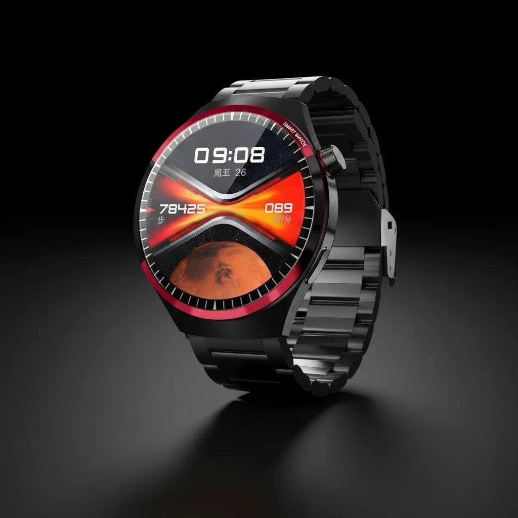 KALOBEE SK38 Watch 4 Pro – Smartwatch AMOLED Incurvé avec 3 Bracelets