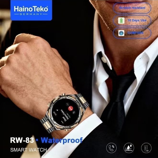 HainoTeko RW-83 – Montre Connectée Waterproof avec Écran AMOLED