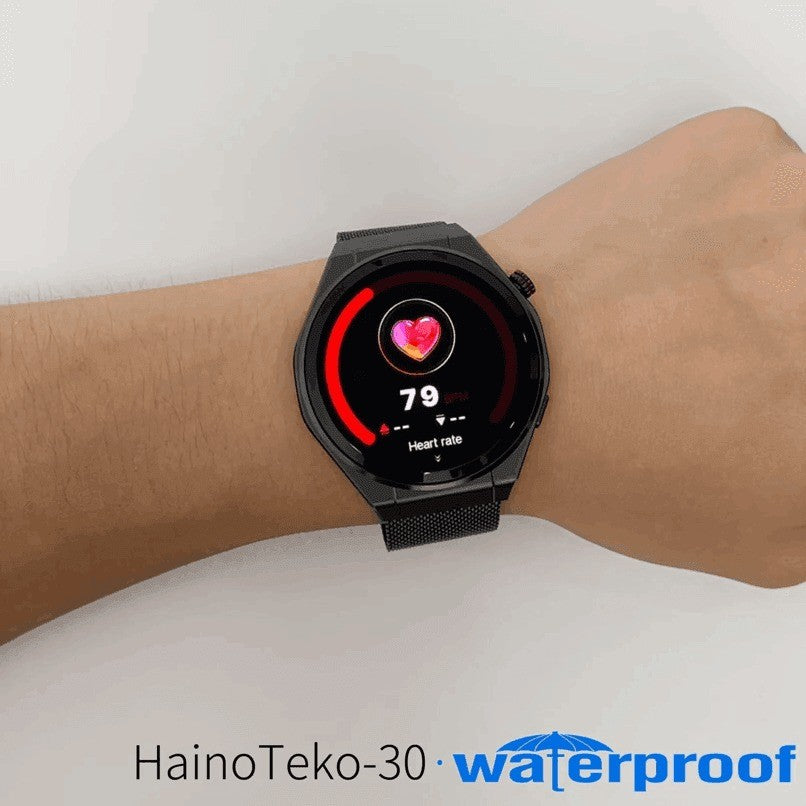 HainoTeko-30 Waterproof – Smart Watch Ultra Fine , AMOLED 1.43″ & 7 Jours d’Autonomie