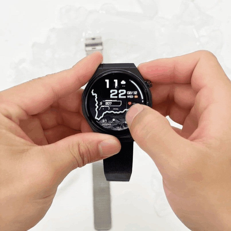 HainoTeko-30 Waterproof – Smart Watch Ultra Fine , AMOLED 1.43″ & 7 Jours d’Autonomie