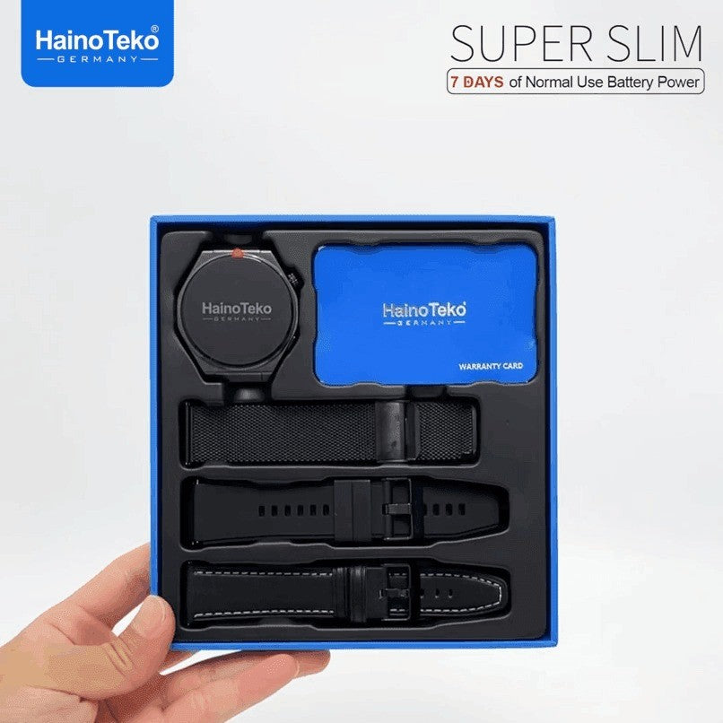 HainoTeko-30 Waterproof – Smart Watch Ultra Fine , AMOLED 1.43″ & 7 Jours d’Autonomie