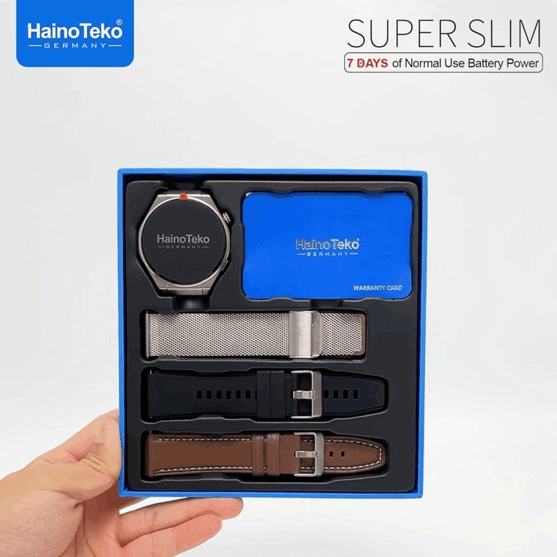 HainoTeko-30 Waterproof – Smart Watch Ultra Fine , AMOLED 1.43″ & 7 Jours d’Autonomie