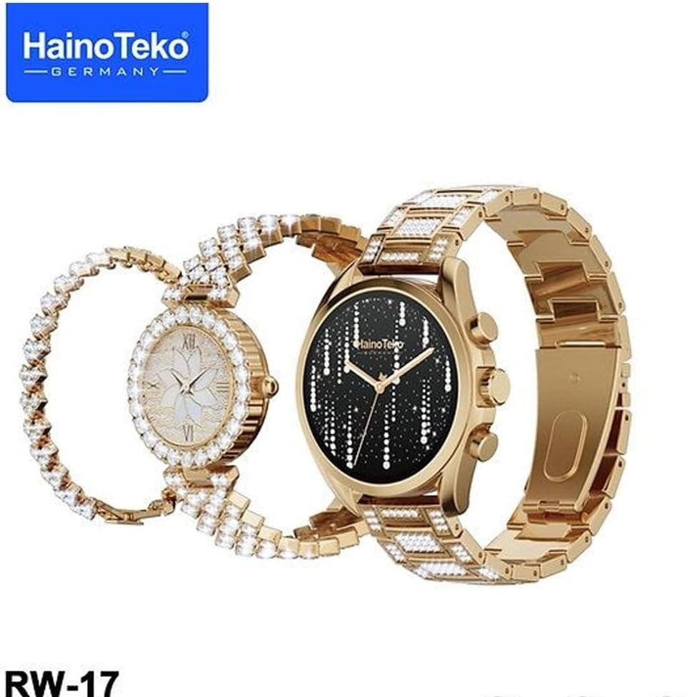 HainoTeko RW-17 – Smart Watch AMOLED 1,7"pour Femme  -GOLD