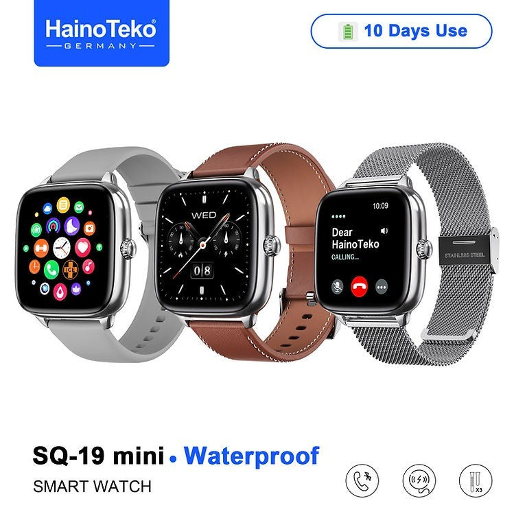 HainoTeko SQ-19 Mini – Smartwatch Bluetooth 1,72" Écran 1,72" avec 10j d’Autonomie