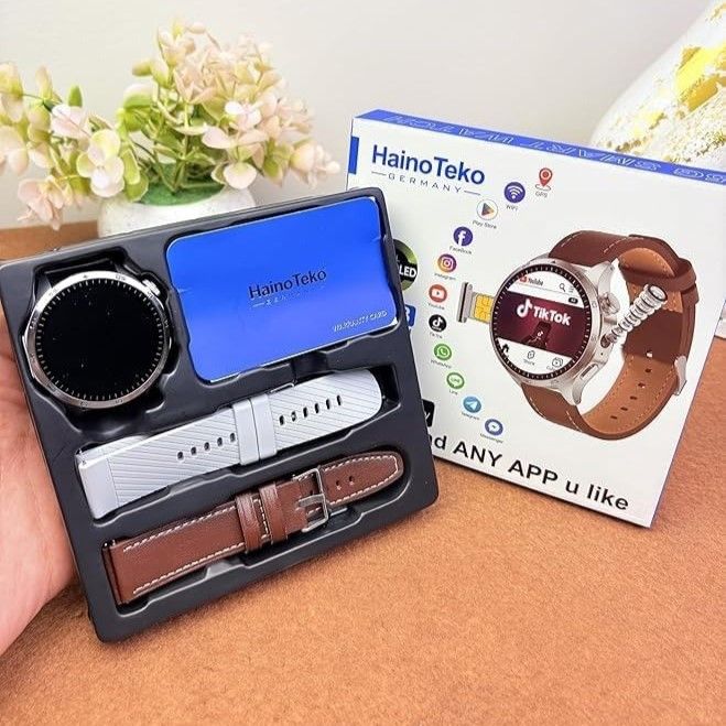 HainoTeko FG-8 5G – Smartwatch Android avec Écran AMOLED 1,43" & Caméra Rotative 360°