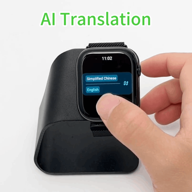 HainoTeko SIFLI-11 – Montre Connectée AMOLED 2,02" avec Traduction IA