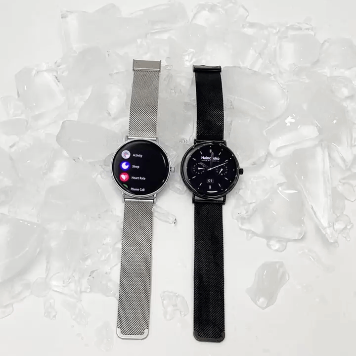 HainoTeko-36 Super Slim – Montre Connectée AMOLED avec 7j d'Autonomie