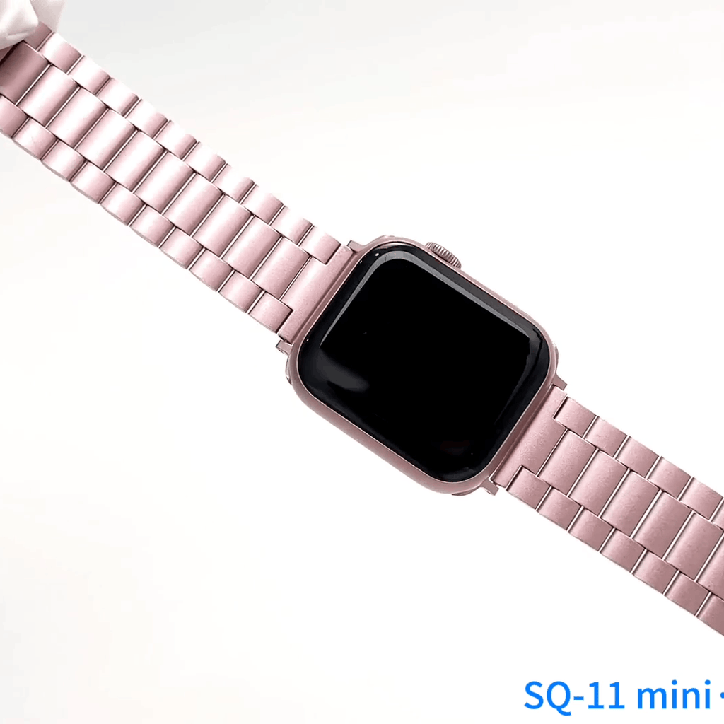 HainoTeko SQ11 Mini – Smartwatch AMOLED avec Appels Bluetooth & 3 Bracelets
