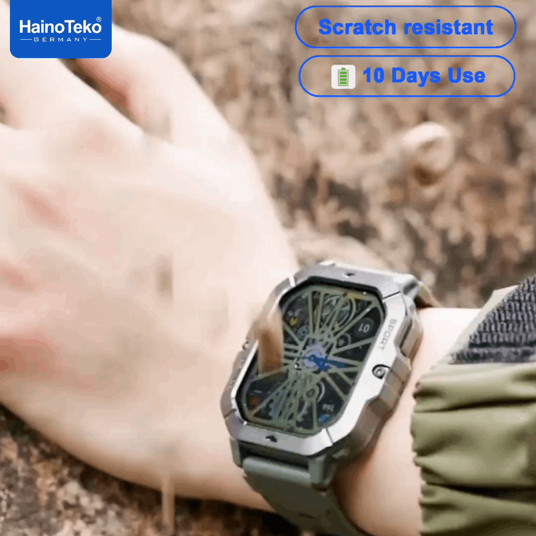Haino Teko SQ-18 – Smartwatch AMOLED, Appels Bluetooth avec 3 Bracelets