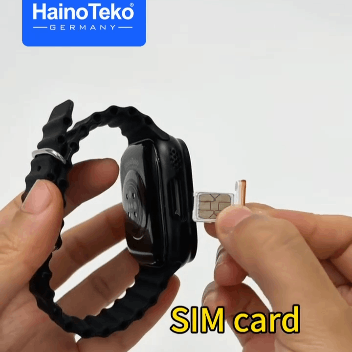 HainoTeko FG-10 – Smartwatch Android 5G avec Écran AMOLED 2,2", Carte SIM, GPS, Wi-Fi & Caméra Rotative 12 MP
